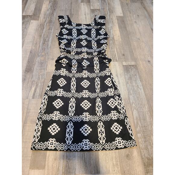 International concepts medium women's geometric print sheath dress - Picture 2 of 7